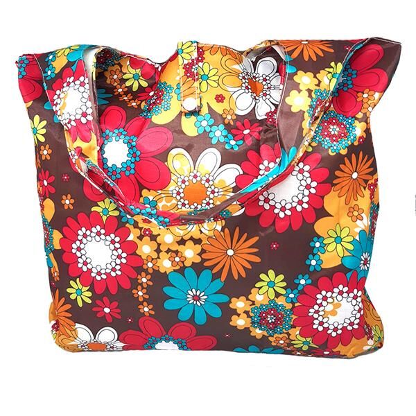 BOLSA DE COMPRAS PLEGABLE EN MINIBOLSA